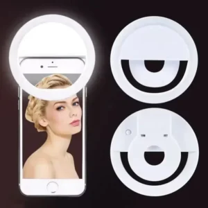 tiny ring light with charging cable usb charge for all smartphone